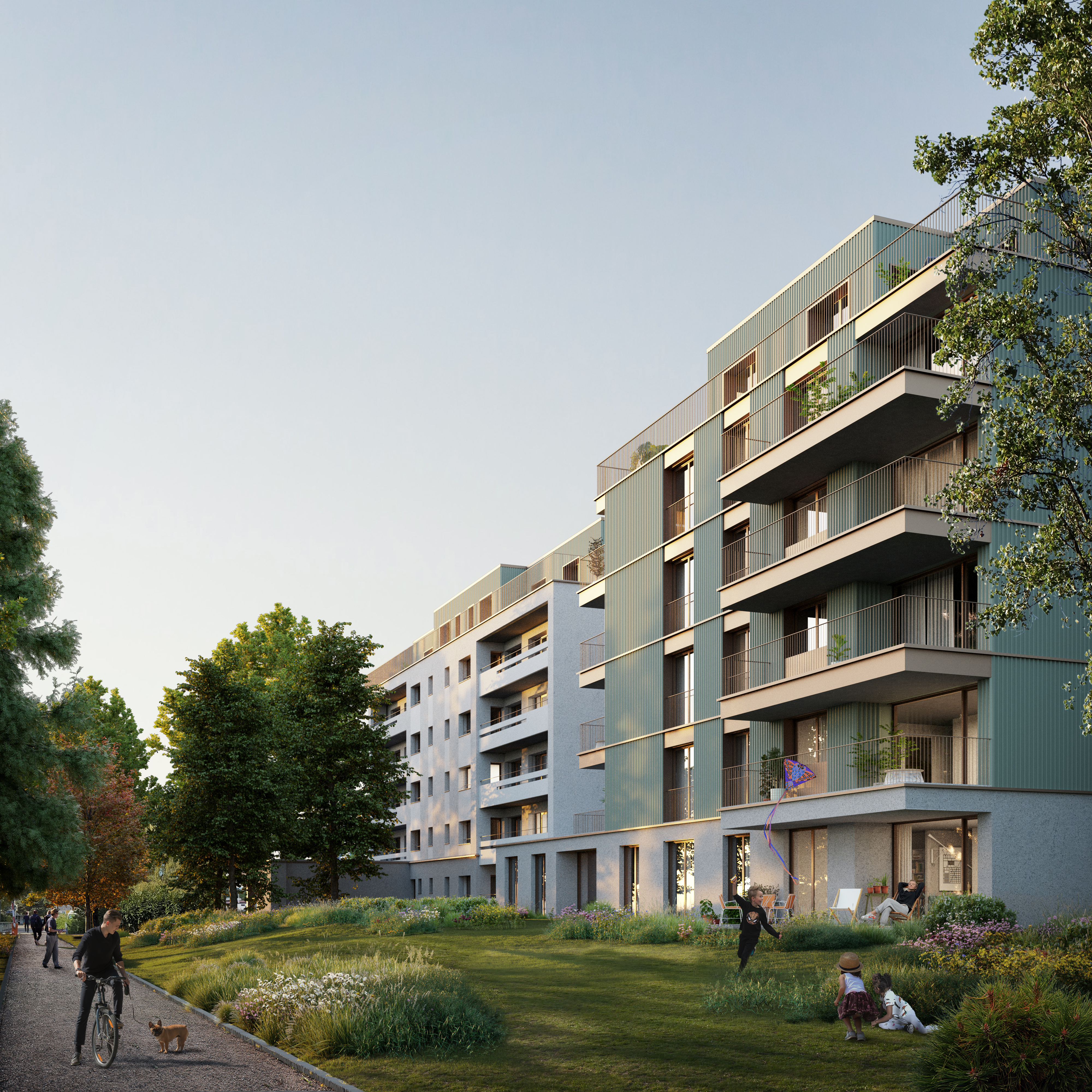 Espaces extérieurs — Bois 8 Ecublens