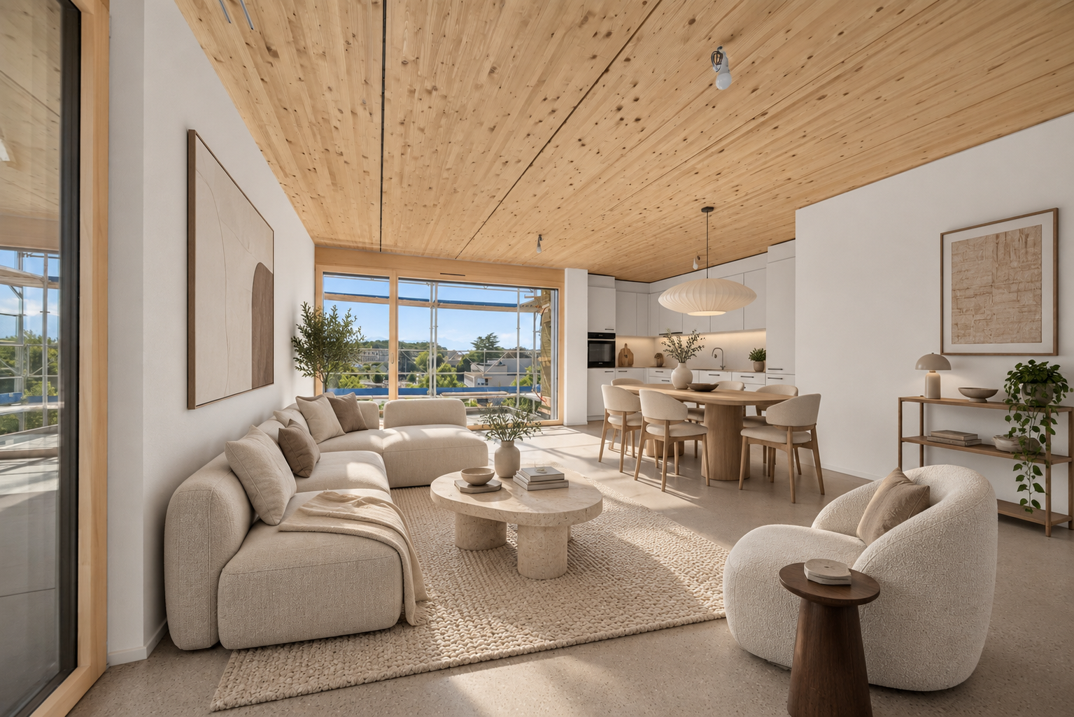 Salon lumineux — Bois 8 Ecublens